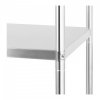 Regał metalowy - 60 x 60 x 180 cm - Royal Catering - 200 kg ROYAL CATERING 10012246 RCER-6060